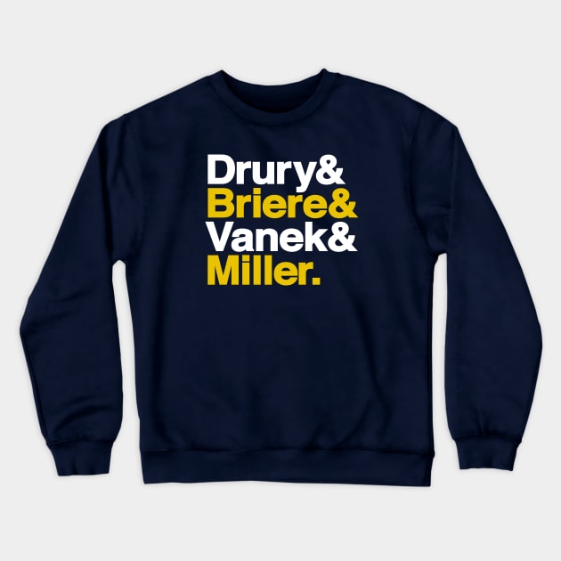 Buffalo Sabres 2006 Helvetica Crewneck Sweatshirt by Carl Cordes